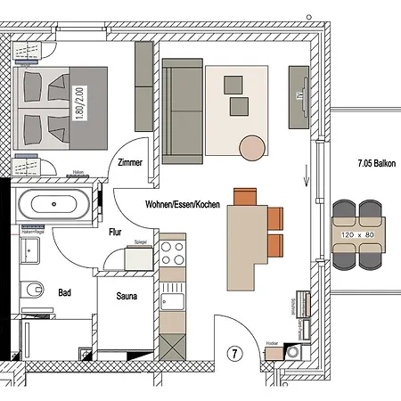 Peters 7 Apartman Grömitz